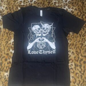 Bella Canvas Black T Shirt Love Thyself